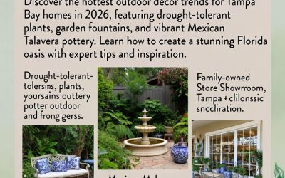 Top Outdoor Decor Trends for Tampa Bay Homes in 2026: Create Your Perfect Florida Oasis